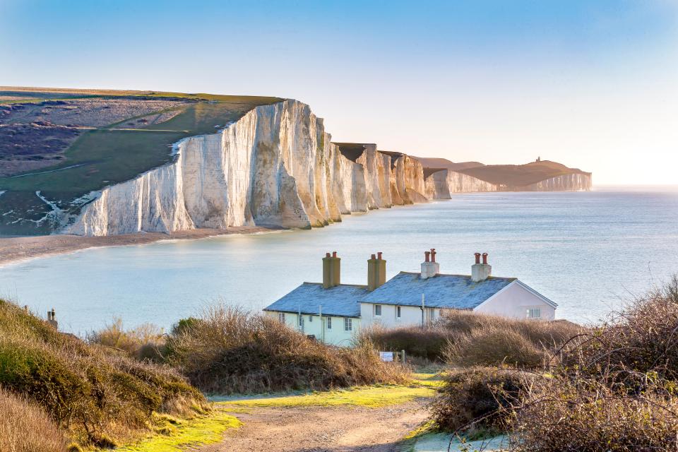 Four nights in Sussex (pictured) are available from £8pp a night in July