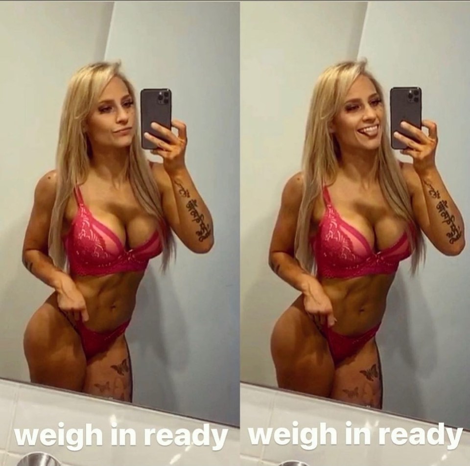 Bridges makes no apologies for wearing sexy lingerie at her weigh-ins