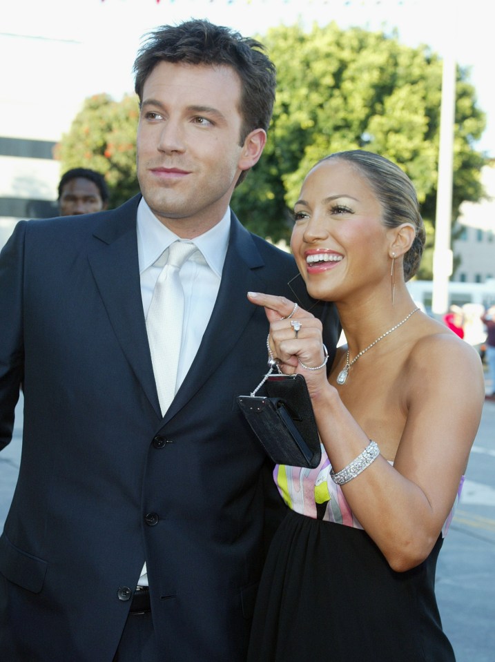 JLo and Ben pictured back in 2003 at the premiere of Daredevil at the Village Theatre