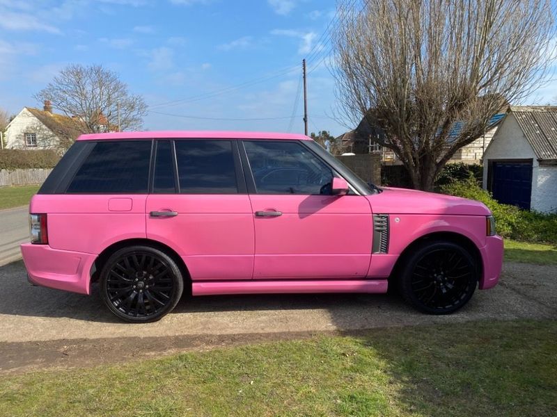 She also owned a flashy pink Range Rover