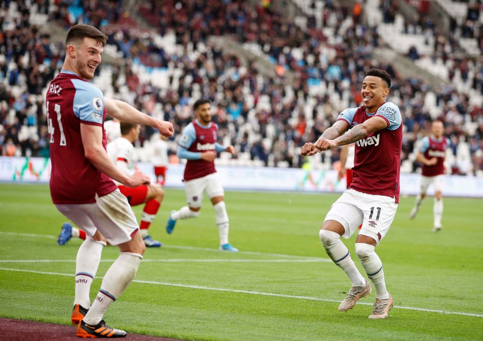 Lingard formed a great relationship with in-demand Declan Rice last season.