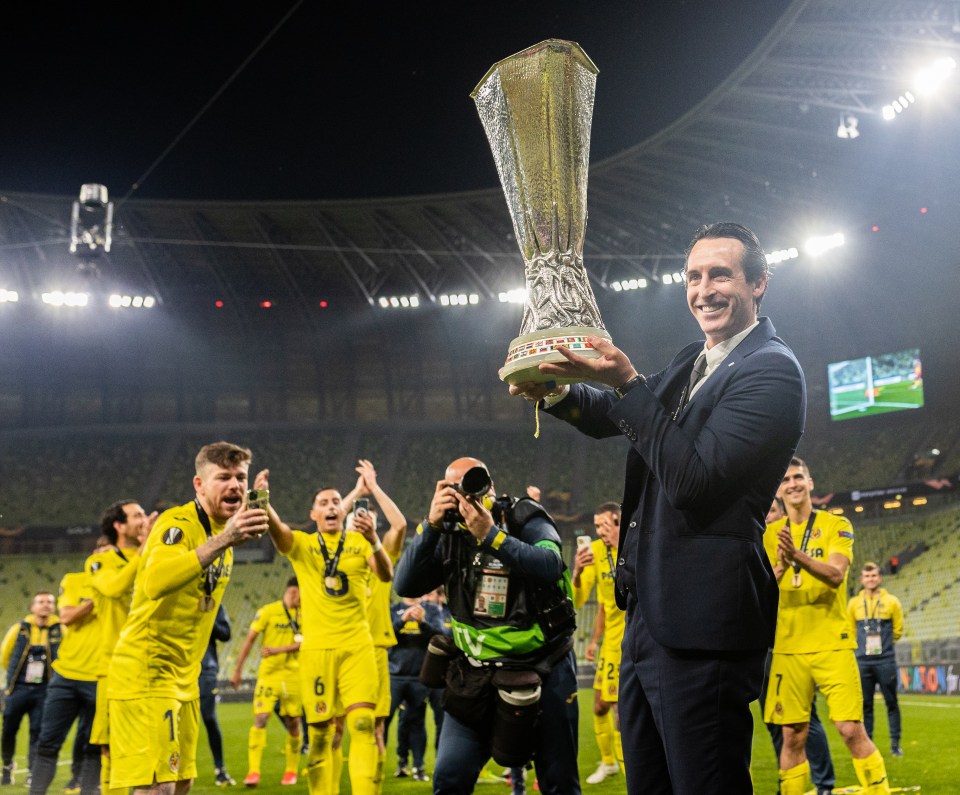 Villarreal beat United on penalties to win the Europa League in front of Sir Alex last year