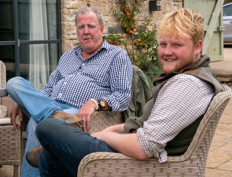 Kaleb and Jeremy work together on the former Top Gear star's farm