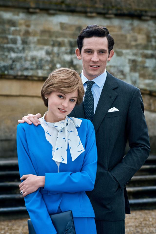 Emma rose to fame playing Princess Diana in the Netflix drama opposite Josh O'Connor