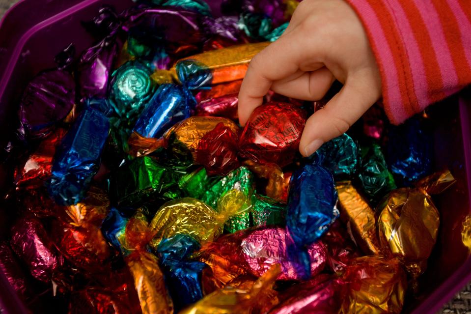 Chocolate lovers can get their hands on a personalised tin of Quality Street