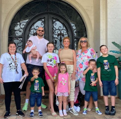 Fury whisks Paris and their six kids off to Disneyland Florida, and could be spending alo more time relaxing now if he does retire