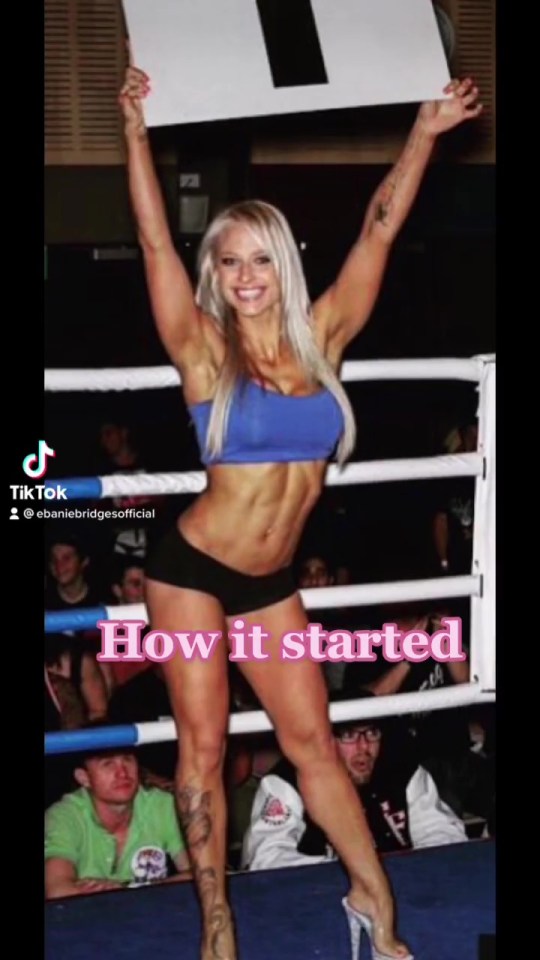 Before she launched a boxing career, Bridges was a ring girl