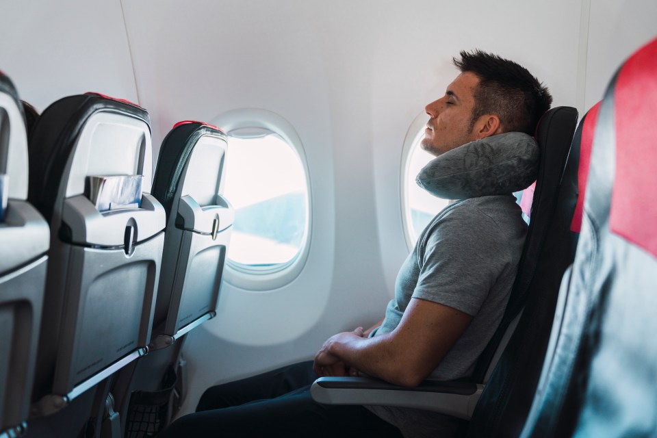 Sleeping on a plane can be difficult, unless you have the right gear