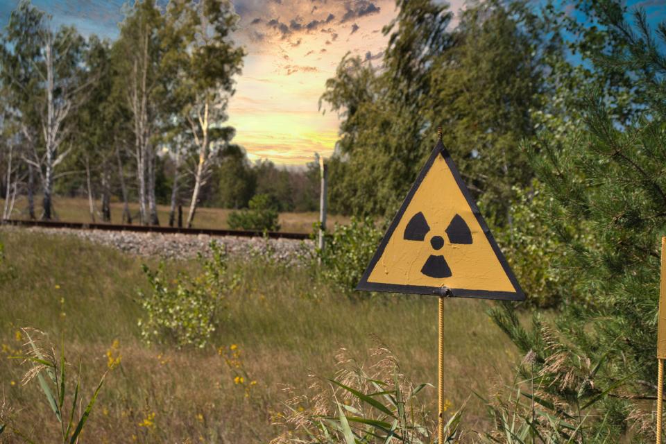 Russian soldiers kicked up radioactive dirt in the toxic Red Forest