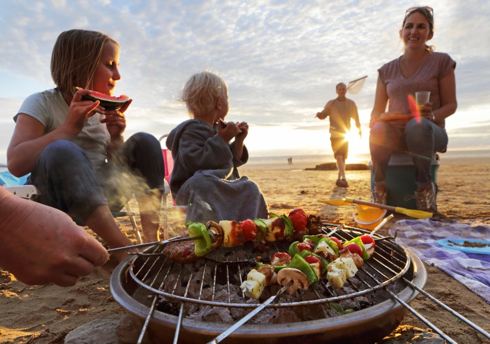 Lighting a barbecue on a Spanish beach could land you with a hefty fine