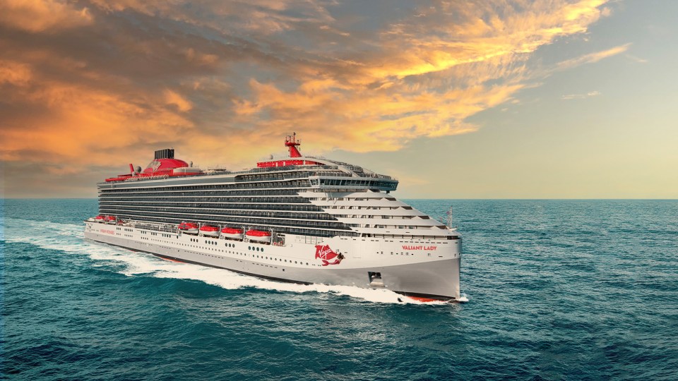 The Valiant Lady is Virgin's second cruise liner and embarked on its maiden voyage in March