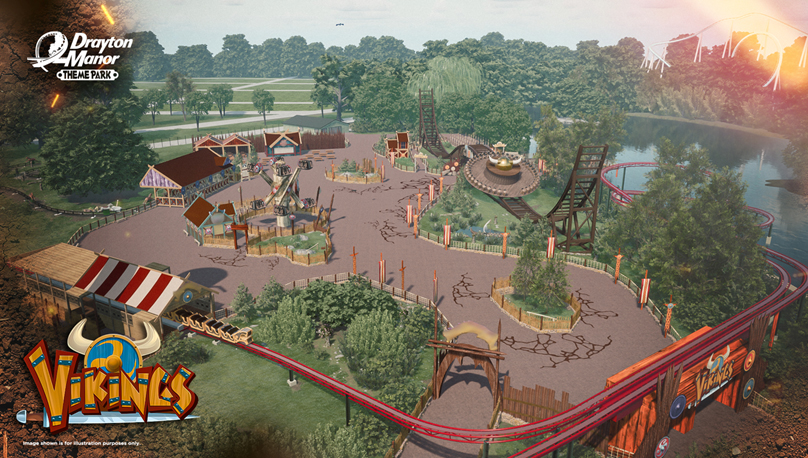 The Loki ride will be part of Drayton Manor's upcoming Vikings expansion