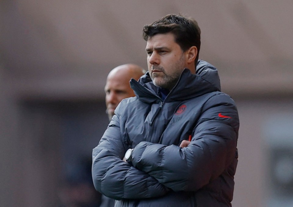 Pochettino was BOOED by PSG fans before the Ligue 1 clash against Lorient on Sunday