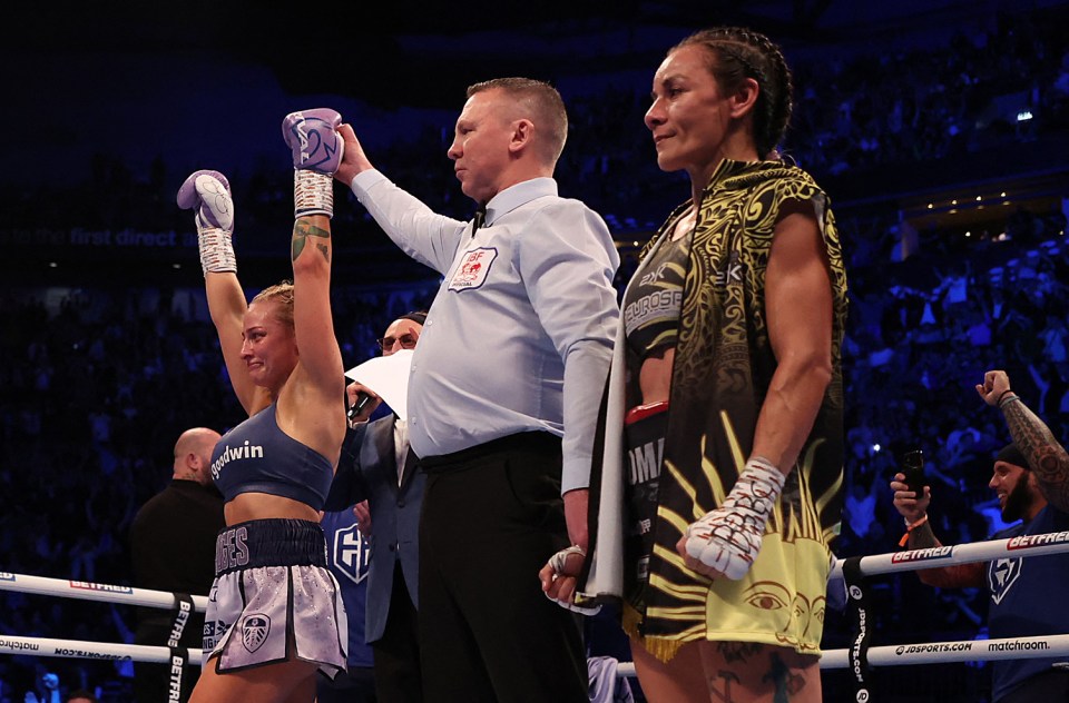 After defeating Maria Cecilia Roman, Bridges is now the queen of boxing