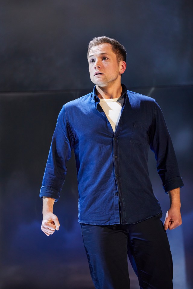 Taron Egerton has withdrawn from West End play Cock