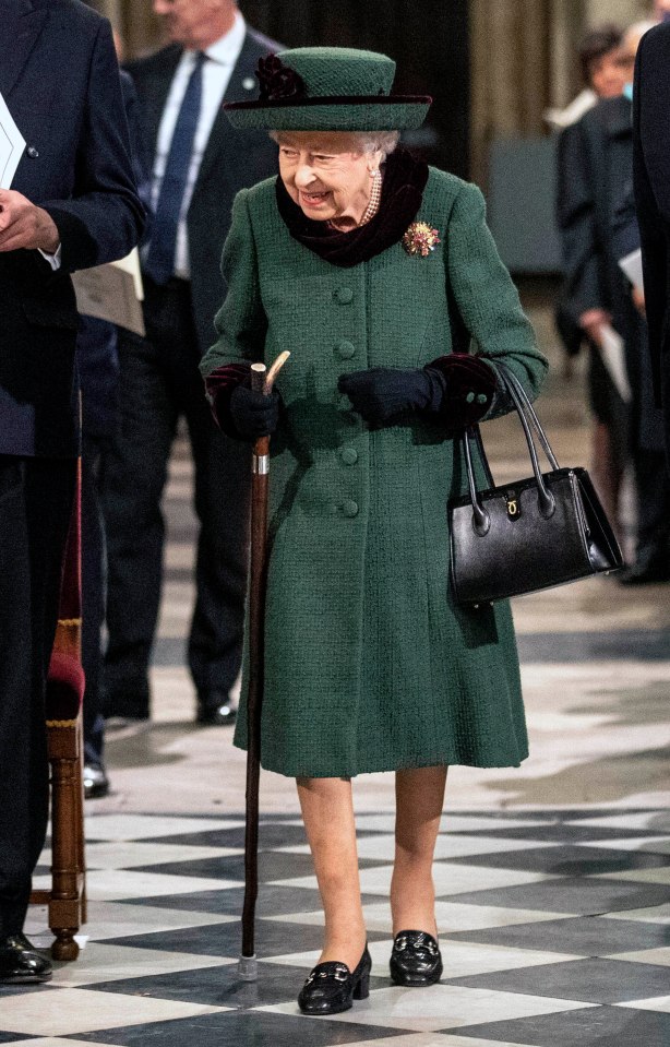 The Queen needs a walking stick and will only confirm her attendance on the day of events