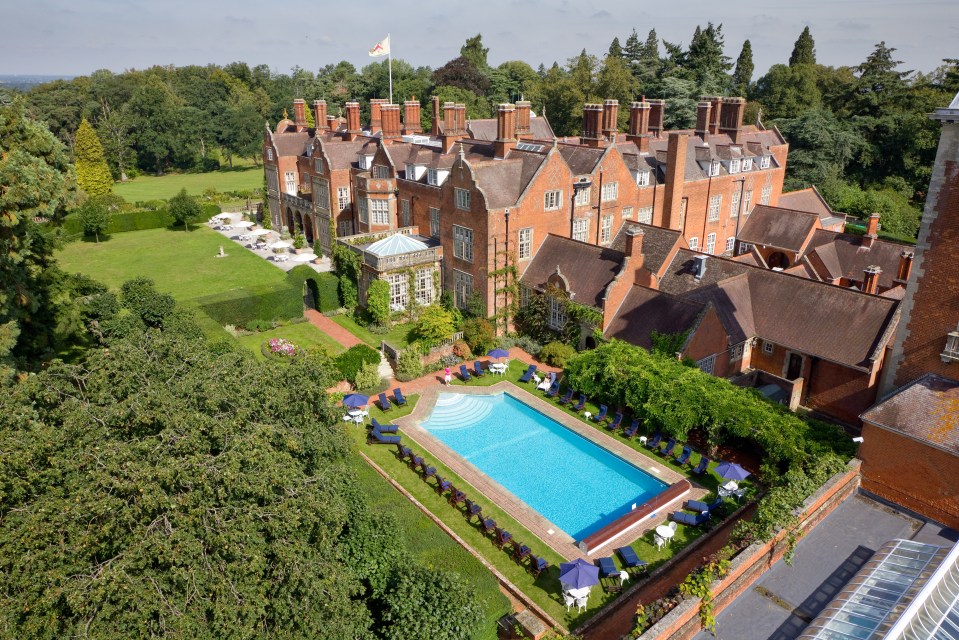 Tylney Hall Hotel & Gardens has two pools, an indoor and an outdoor