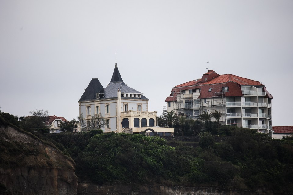 The Alta Mira villa in Biarritz, south-western France, owned by Katerina’s ex Kirill Shamalov