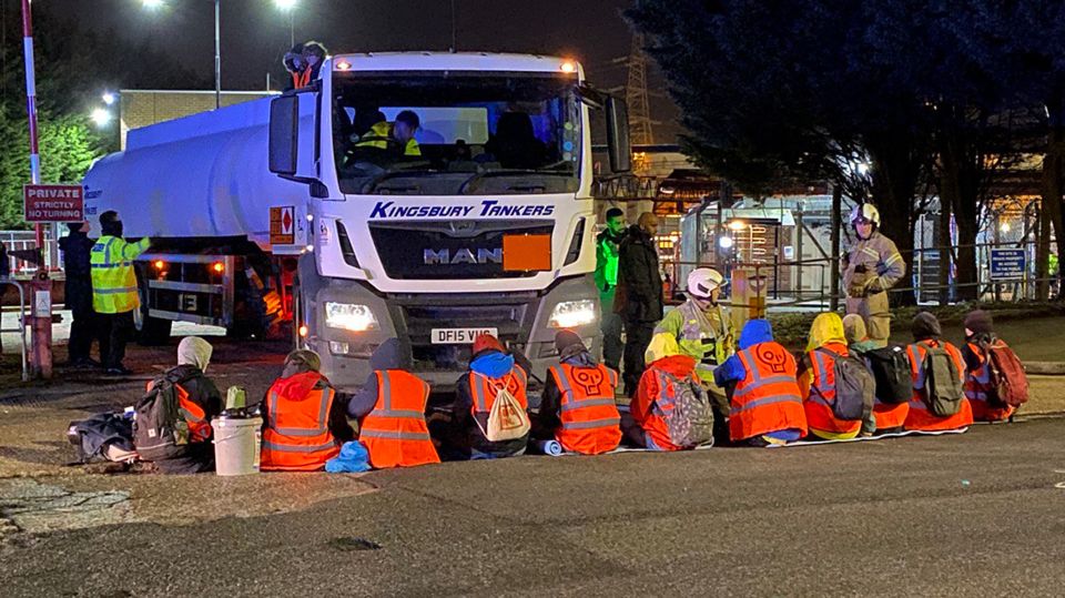 The actions are being carried out by supporters of Just Stop Oil and Extinction Rebellion