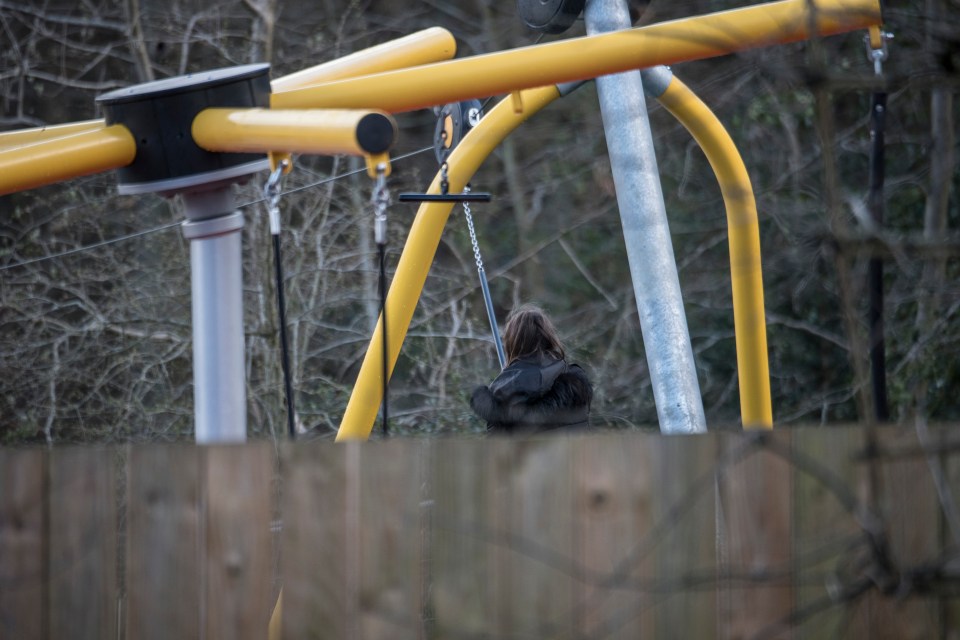 The view over the family's garden fence in Brentwood, Essex