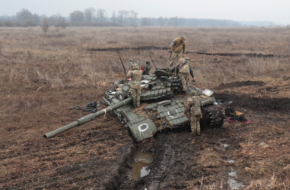 Ukrainian fighters retook the Nova Basan village of Kyiv