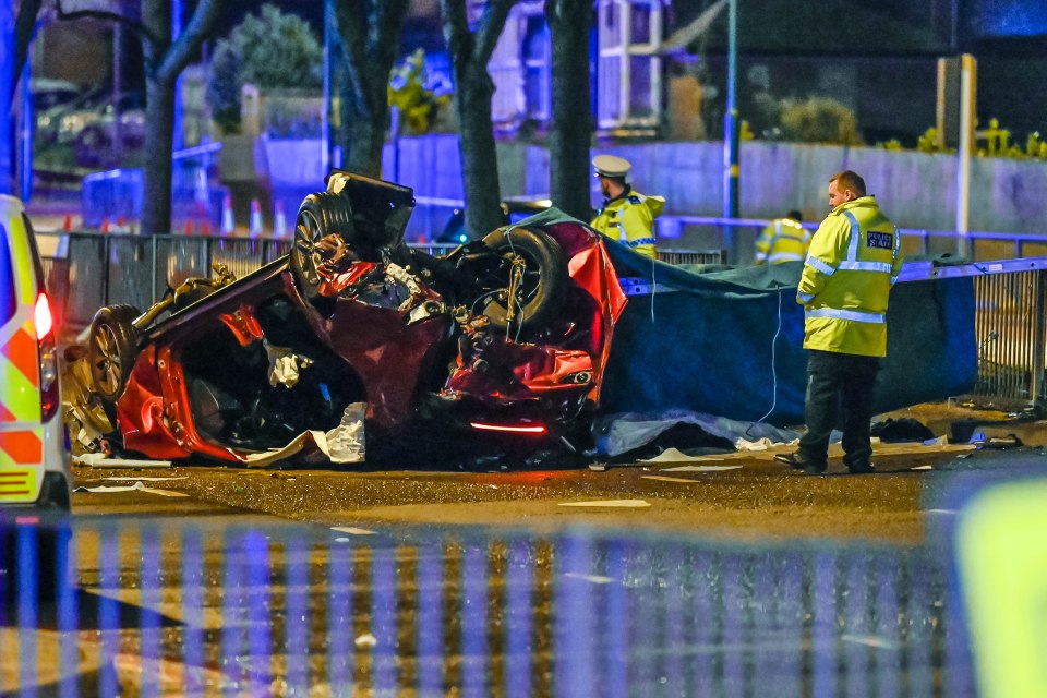 The crash left a man dead and a woman fighting for her life