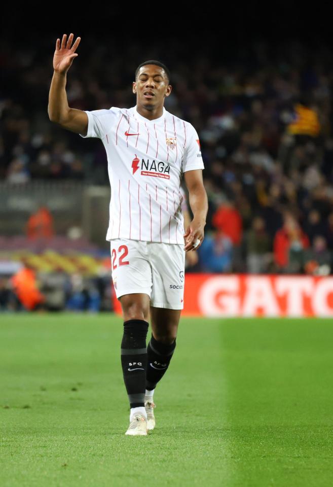 Martial's loan spell at Sevilla has been unsuccessful so far