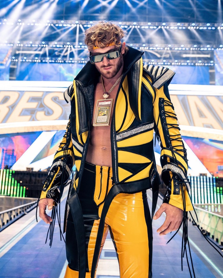 Logan Paul made his WWE debut at WrestleMania