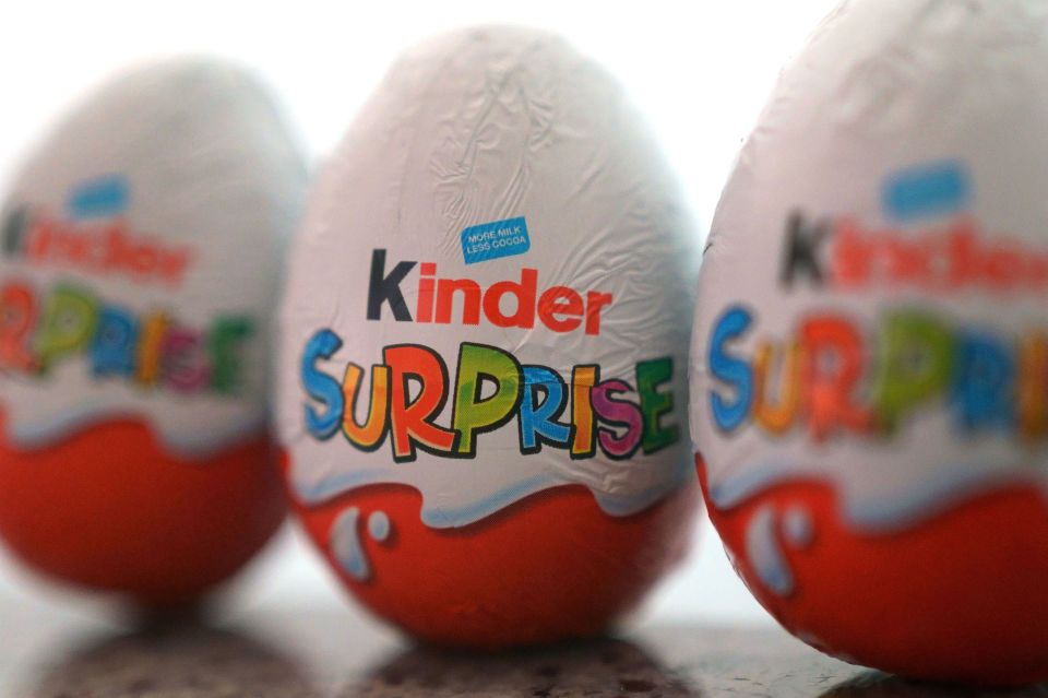 Kinder Surprise eggs were recalled earlier this week - but now the list of products has been extended