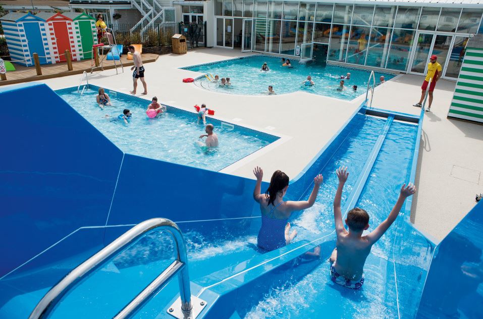 The holiday parks feature a number of facilities, such as swimming pools and entertainment