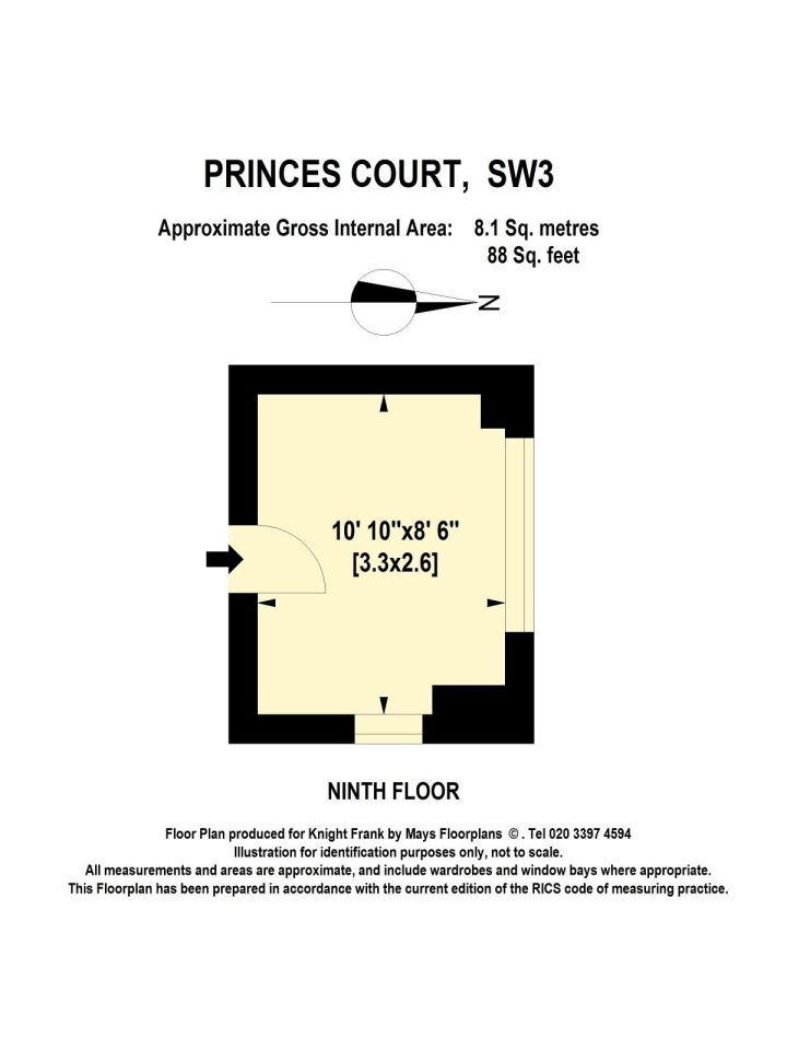 Its floor plan reveals the flat is just one single room