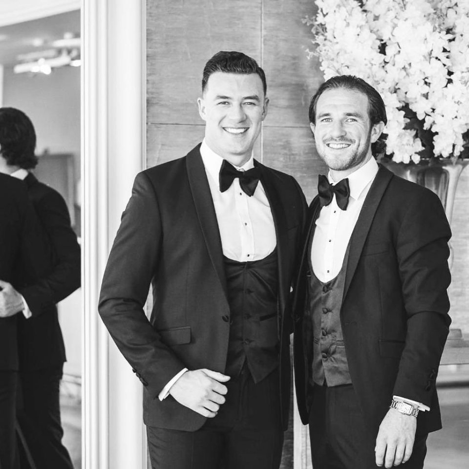 The ballroom dancer marked his brother Theo's birthday with a series of snaps