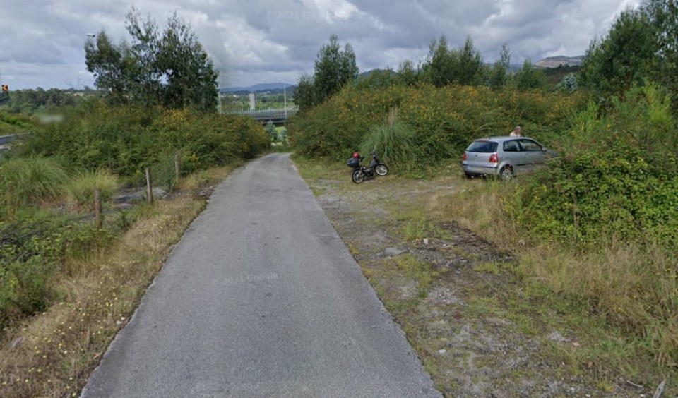 They had appeared to meet up for the steamy session on a street adjacent to a public highway in northern Portugal