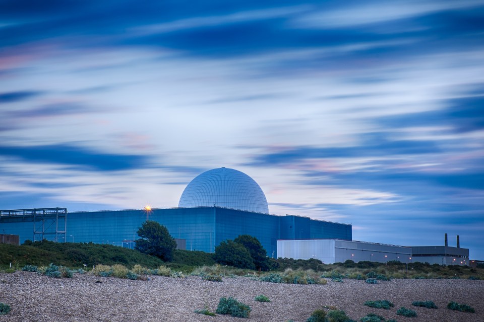 Sizewell B nuclear power station in Suffolk