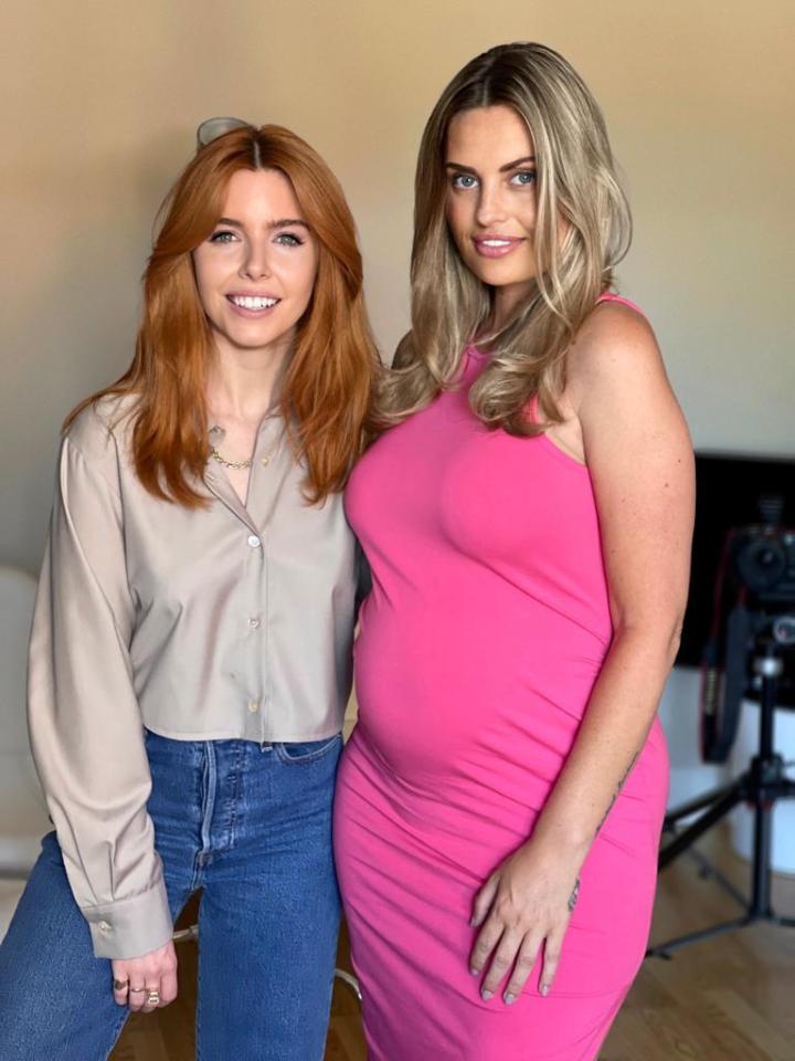 Carla, pictured with Stacey Dooley