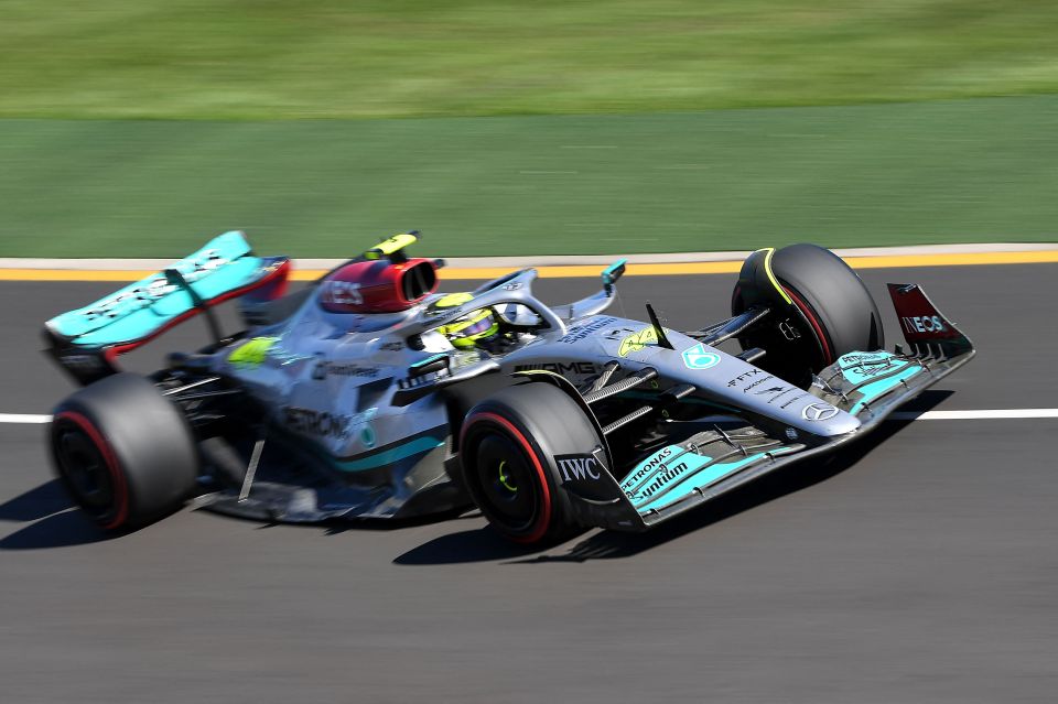 The Brit took part in his first practice session ahead of the Australian Grand Prix earlier