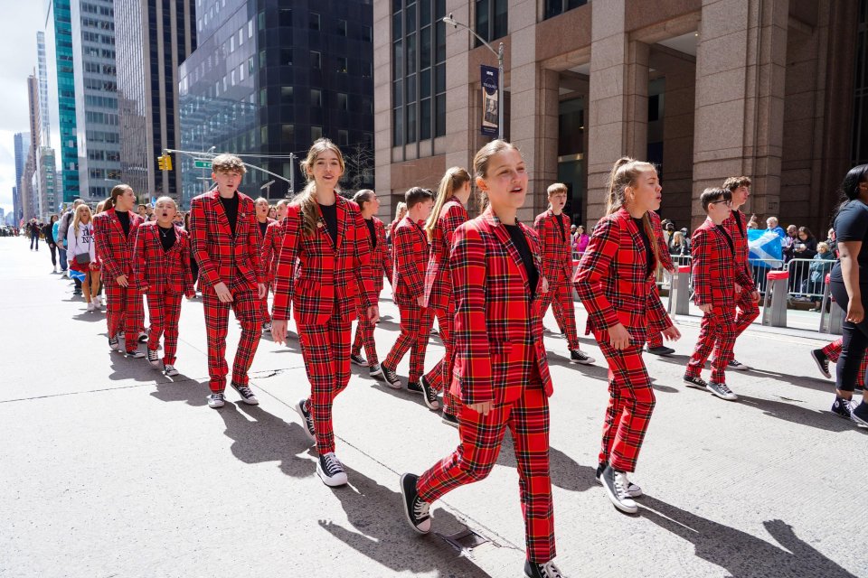 The 22nd Annual New York Tartan Day Parade saw hundreds of bagpipers and drummers from bands all over the United States wearing traditional Scottish tartan