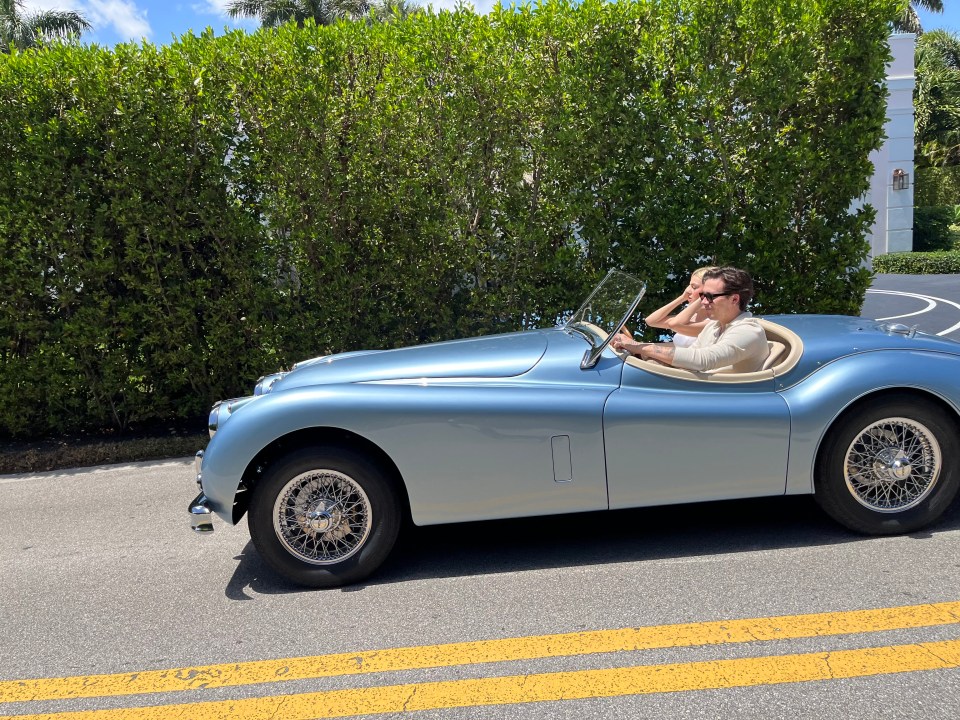 Brooklyn Beckham left his wedding in a classic Jaguar