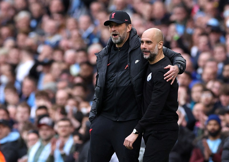 Jurgen Klopp and Pep Guardiola's two powerhouses collide again at Wembley on Saturday