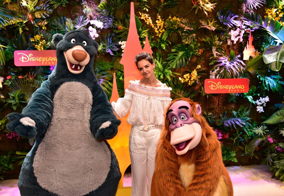 Katie Holmes at the premiere of the Lion King and Jungle Festival