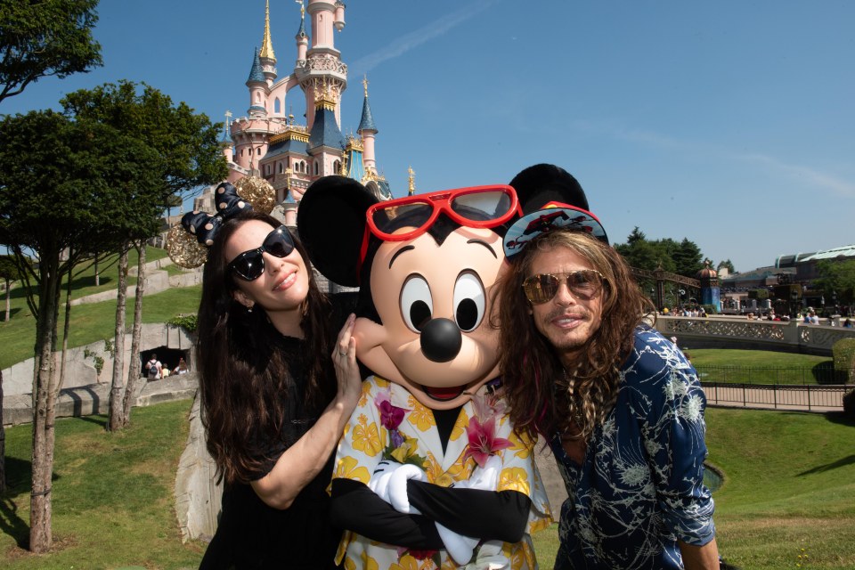 Liv Tyler and her father Steven Tyler visiting during the summer