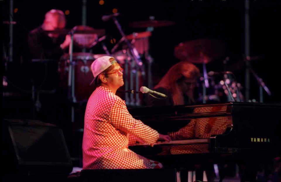 Elton John was one of the first celebs to visit the theme park, performing to celebrate the opening of Space Mountain