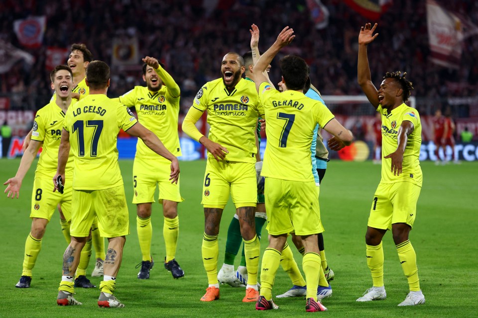 Villarreal sparked chaotic scenes with their late goal at the Allianz