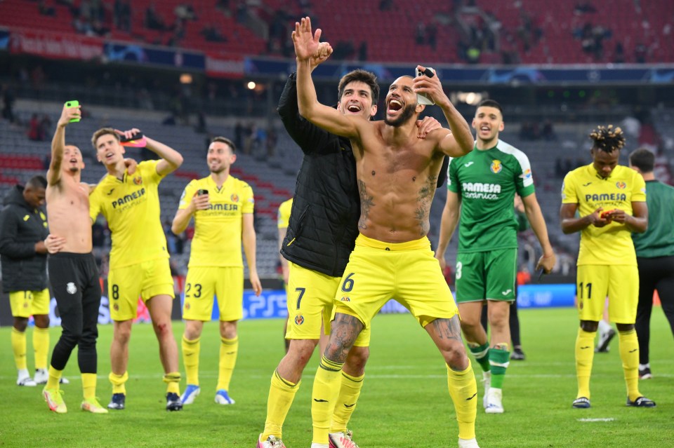 Ex-Spurs and Watford ace Etienne Capoue led the celebrations