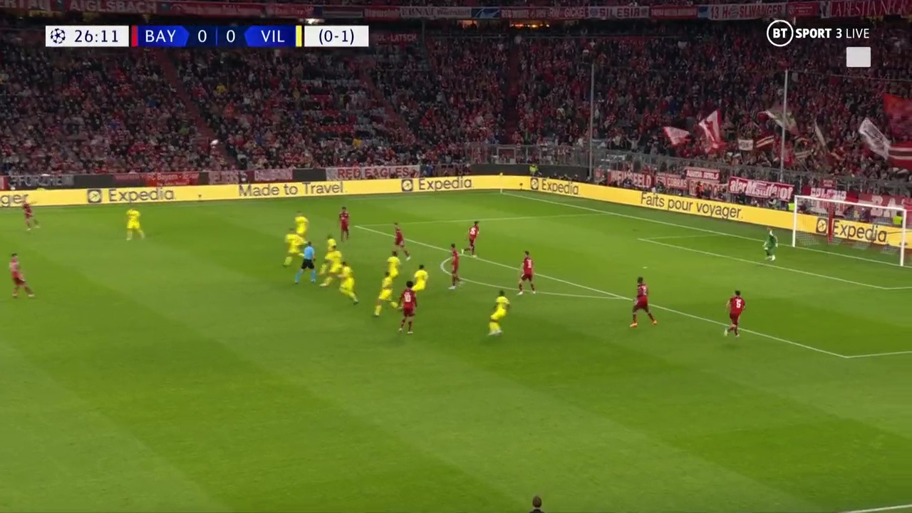 The genius tactic from the Villarreal boss helped catch Bayern unawares, and seven players offside