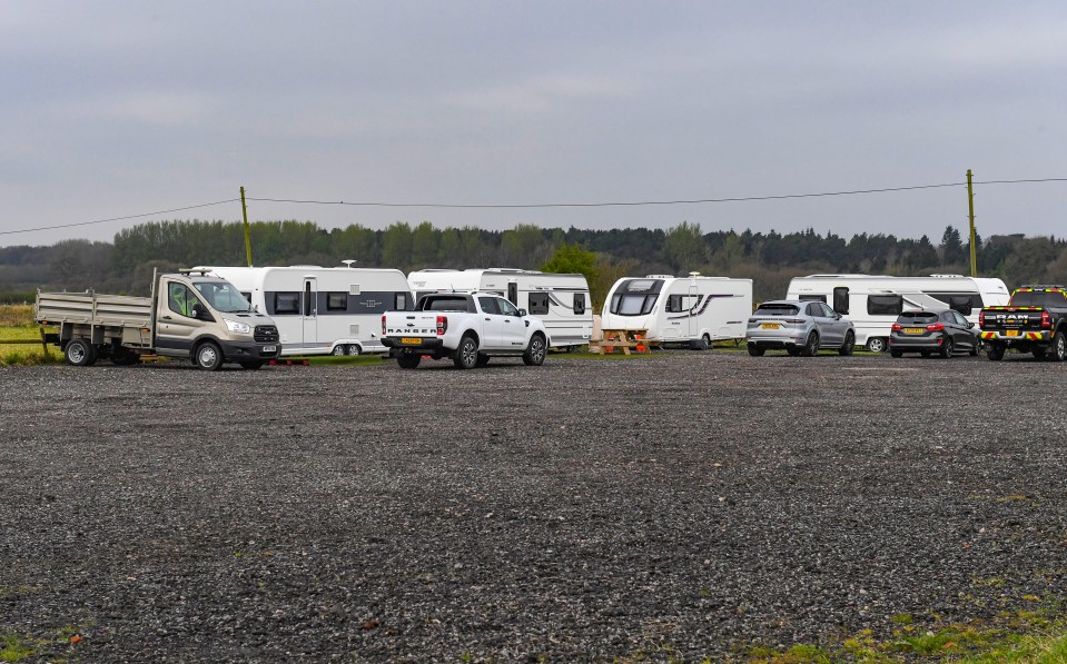 There are around 80 people living on the land in Cheshire, it's understood