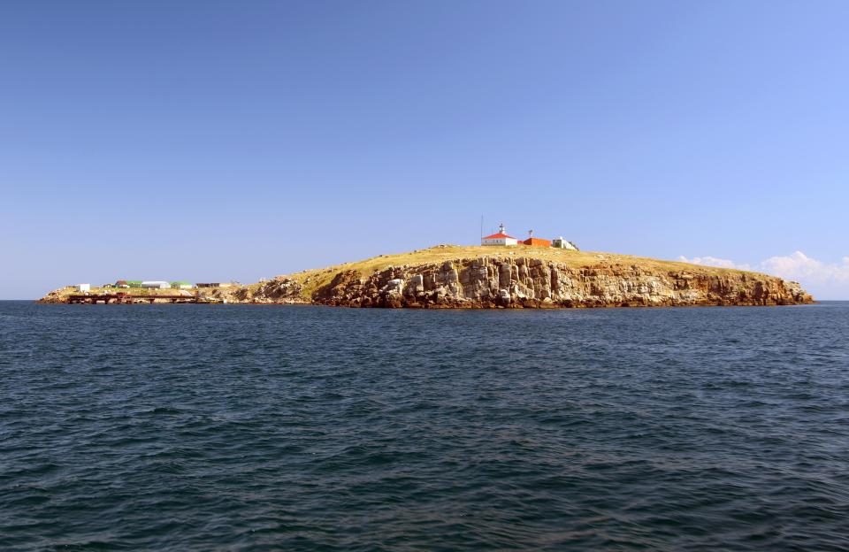 The flagship vessel infamously fired at 13 Ukrainian troops on Snake Island