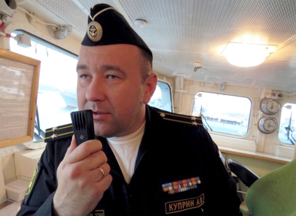 First Rank Captain Anton Kuprin, 44, was killed after the ship was hammered by the missiles, according to Kyiv sources