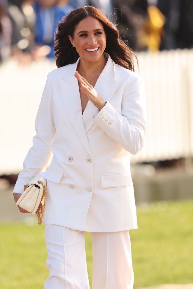 The Duchess of Sussex was a vision in white ahead of the Invictus Games