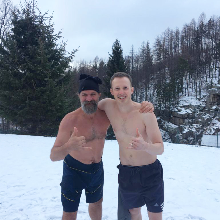 Tom Parry hosts regular Wim Hof classes and says there are elements you can try at home